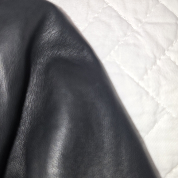 Jodi Arnold Black Leather Blazer Women's Size 4 - Picture 11 of 11